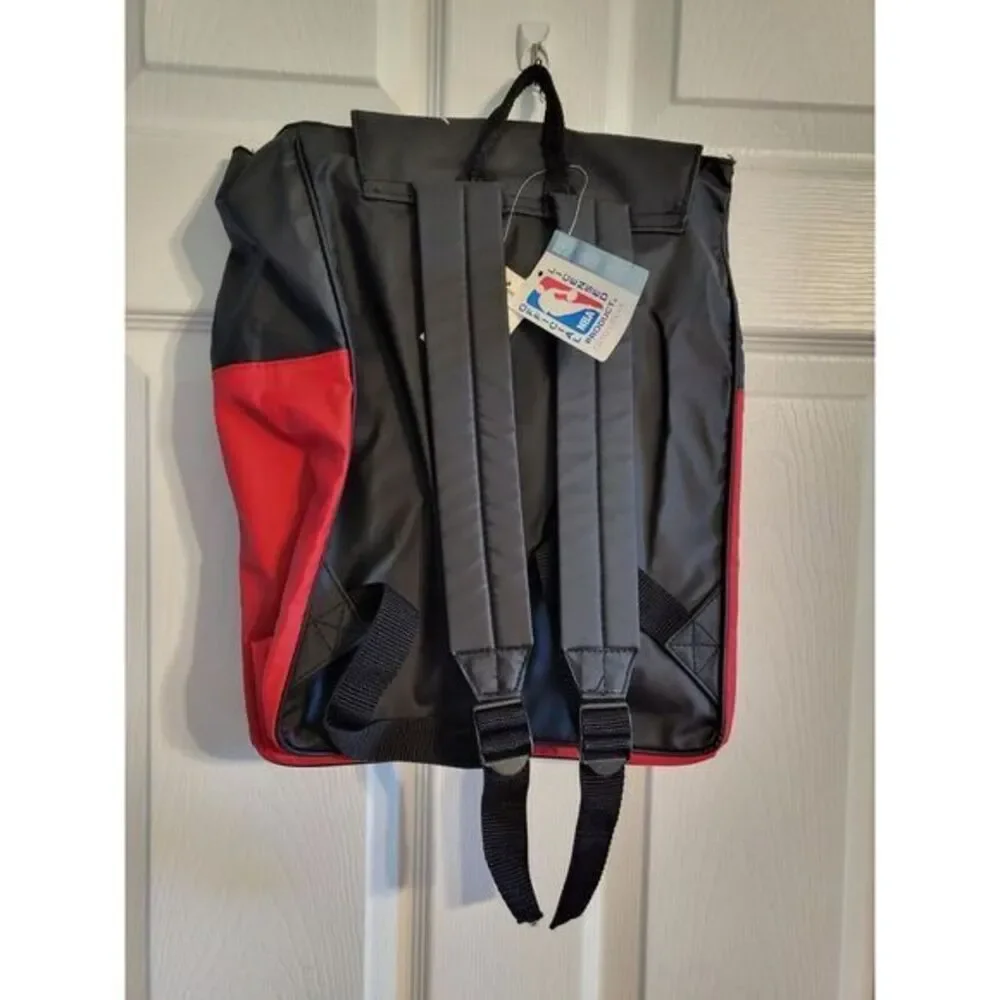 Chicago Bulls‎ NBA Black Red Backpack
